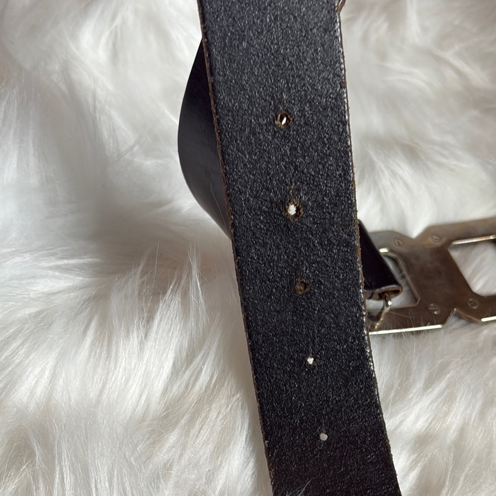 Dolce and Gabbana Black Leather Belt - Picture 4 of 8